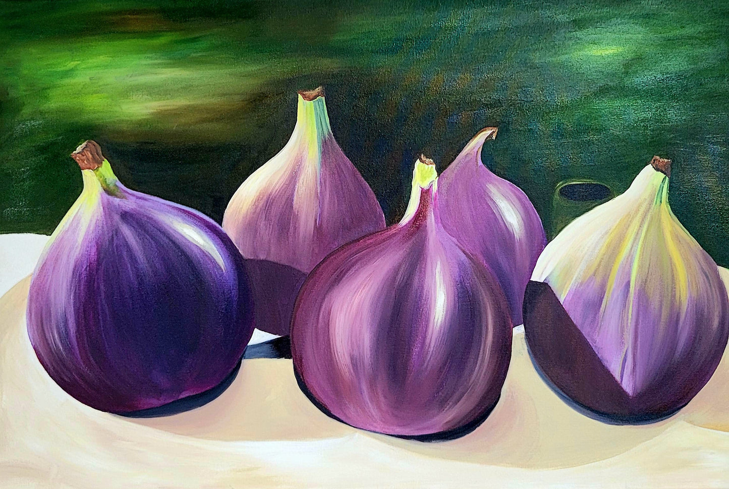 Freshly picked figs, 60x90cm