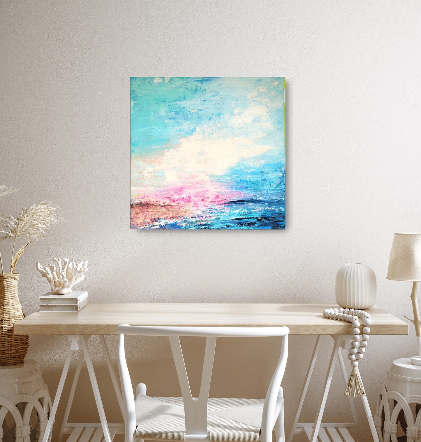 Longing for the sea, 80x80 cm