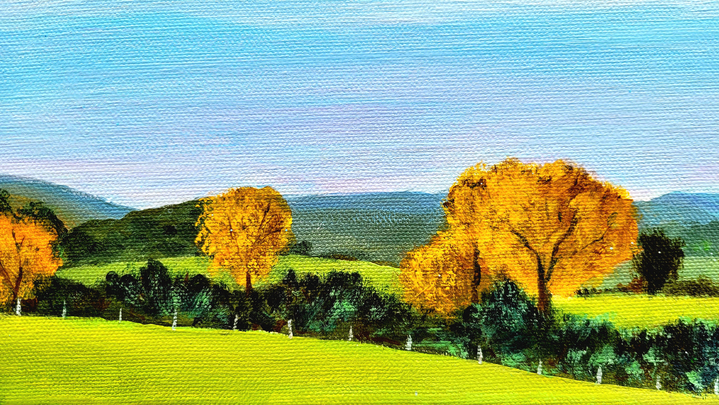 Paisaje hacia Aquisgrán, 40x60 cm