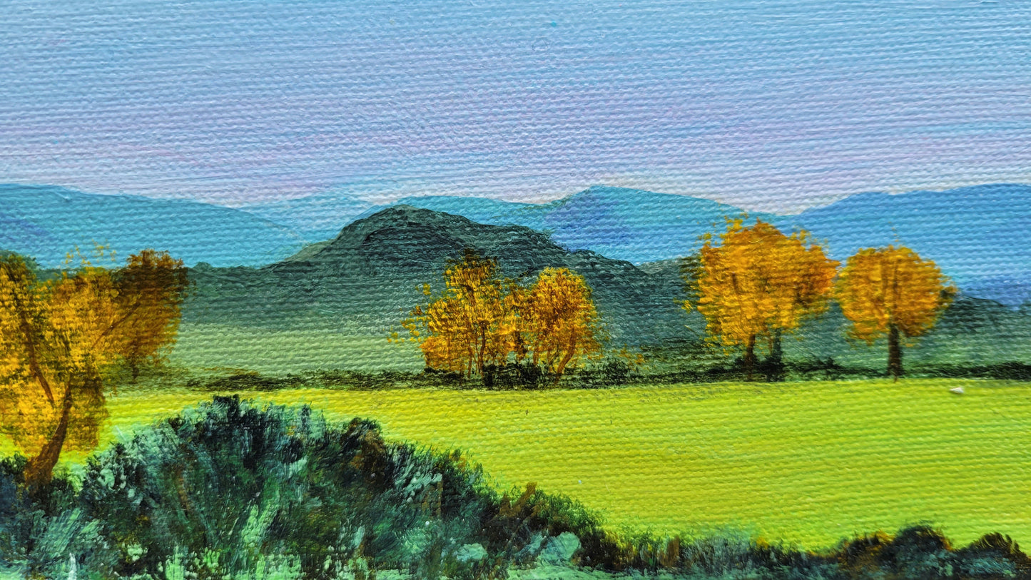 Paisaje hacia Aquisgrán, 40x60 cm