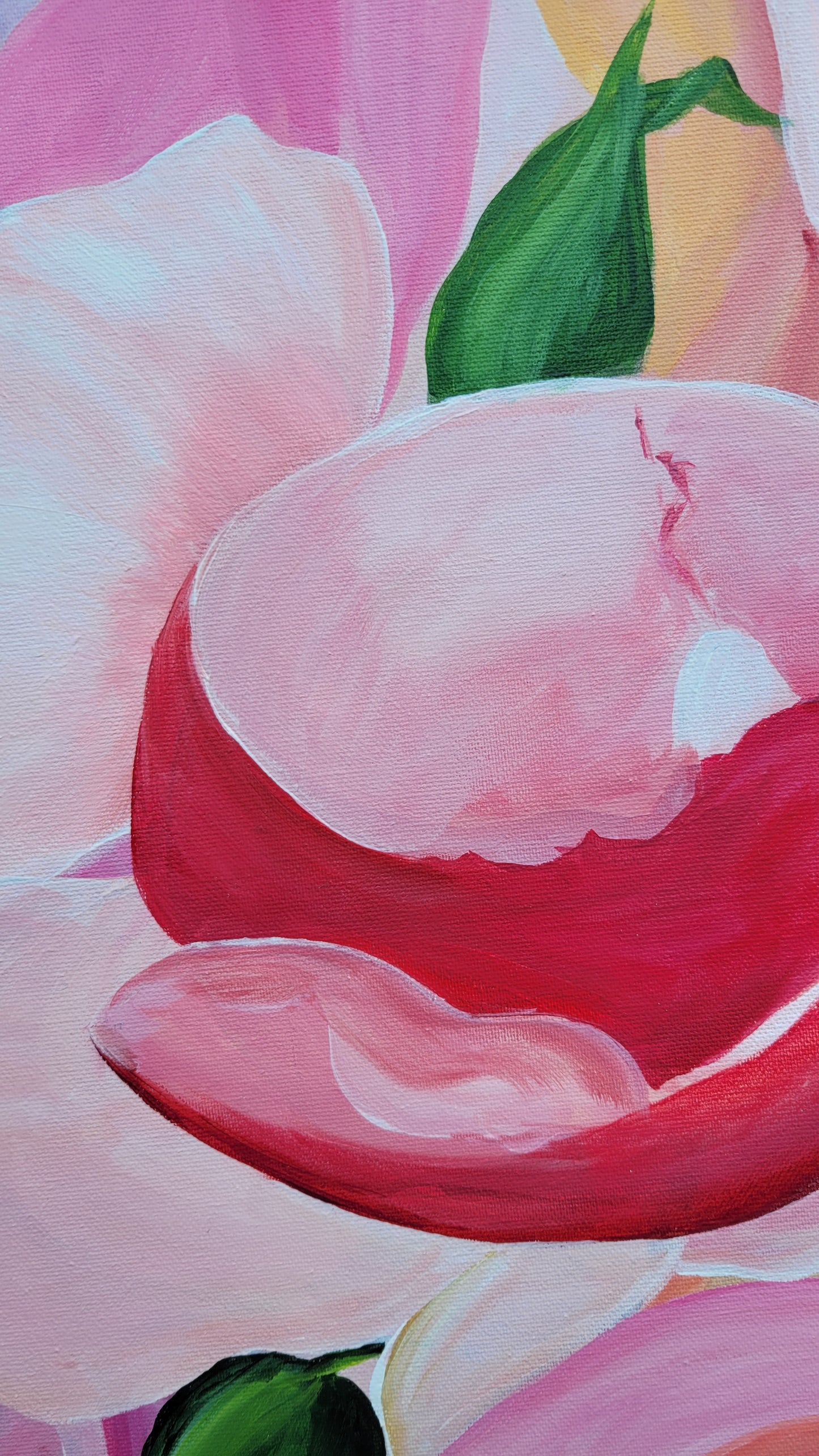 Climbing rose abundance, 80x120 cm