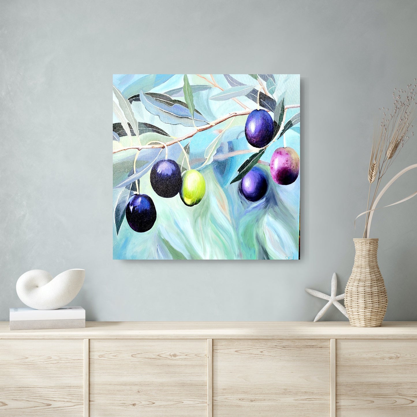 Kalamata olives, 50x50 cm