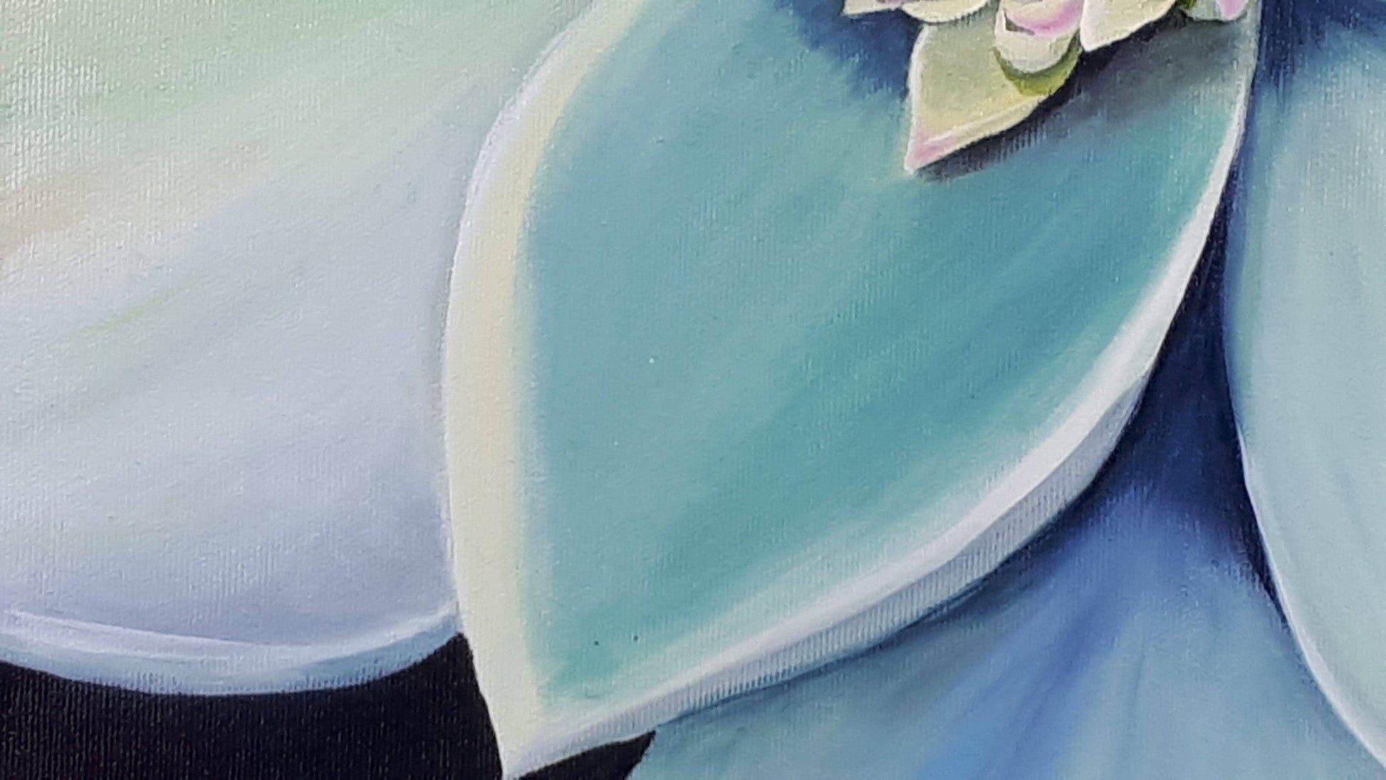 Succulent greengrey, 50x50 cm Kunst & Unterhaltung sylviaeder.art